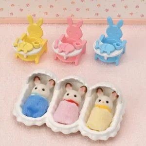 Sylvanian Families Heros & Univers< - 5532 - Les Triples Et Accessoires De Puericulture
