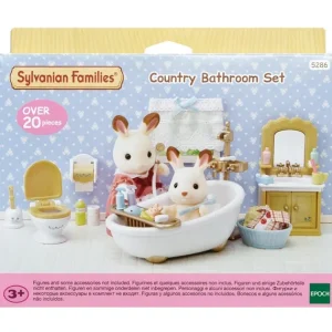 Sylvanian Families Figurines< - 4528- Set Salle De Bain