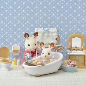 Sylvanian Families Figurines< - 4528- Set Salle De Bain