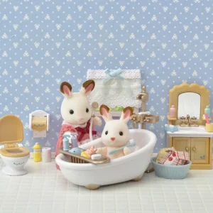 Sylvanian Families Figurines< - 4528- Set Salle De Bain