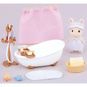 Sylvanian Families Heros & Univers<- 5022- Baignoire Et Douche