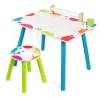 Creamania Dessin Et Peinture<Table A Dessin Et Tabouret En Bois Avec Rouleau