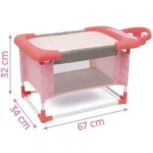 LOVE BEBE Accessoires Poupons<Table A Langer Poupon 6 Accessoires - Nursery 3 En 1