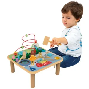 WOOD N PLAY Jouets À Emboîter, À Empiler<Table D'Activités Les Animaux De La Foret