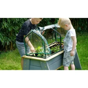 Exit Toys Jeux Et Outils De Jardinage<Table Jardiniere En Bois Avec Serre Et Outils De Jardinage