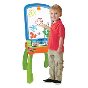 VTech Tableaux, Ardoises<Tableau Magi Chevalet Interactif 3 En 1