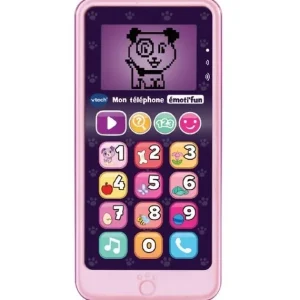 VTech Ordinateurs Et Jeux Interactifs<Telephone Educatif Emoti'Fun Rose