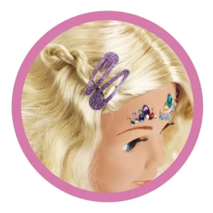 Miss Fashion Têtes À Coiffer<Tete A Coiffer Et A Maquiller Avec Accessoires Et Stickers - 33 Cm