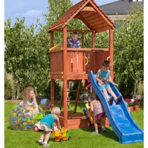 Fungoo Aires De Jeux<Tour Joy Avec Toboggan Et Bac A Sable