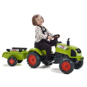 Falk Tracteurs À Pédales<Tracteur A Pedales Claas Avec Remorque