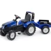 Falk Tracteurs À Pédales<Tracteur A Pedales New Holland Avec Remorque
