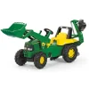 Rolly Toys Tracteurs À Pédales<Tracteur A Pedales Rollyjunior John Deere Avec Pelle Avant Et Arriere