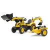 Falk Tracteurs À Pédales<Tractopelle A Pedales Komatsu Wb93R Avec Excavatrice Et Remorque