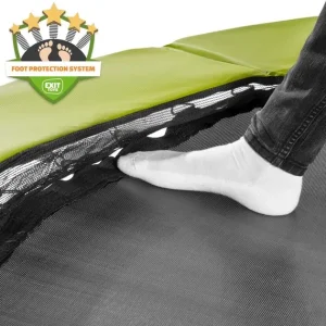 Exit Toys Trampolines<Trampoline Enterre Silhouette 2,44 M Avec Filet Vert