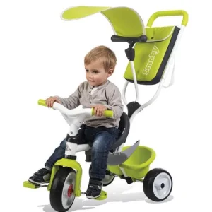 Smoby Tricycles<Tricycle Baby Balade 2 - Tricycle Evolutif Avec Roues Silencieuses - Dispositif Roue Libre - Vert
