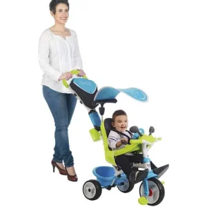 Smoby Tricycles<Tricycle Baby Driver Confort 2-Roues Silencieuses-Dispositif Roue Libre + Verrouillage Guidon-Bleu