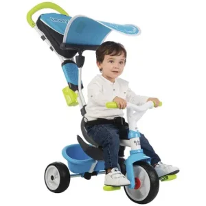 Smoby Tricycles<Tricycle Baby Driver Confort 2-Roues Silencieuses-Dispositif Roue Libre + Verrouillage Guidon-Bleu
