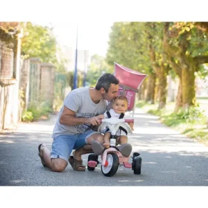 Smoby Tricycles<Tricycle Evolutif Baby Balade Plus Rose