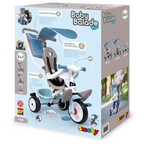 Smoby Tricycles<Tricycle Evolutif Baby Balade Plus Bleu