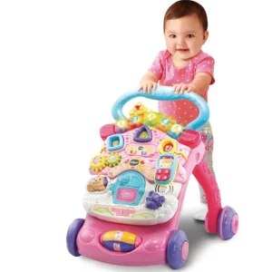 VTech Porteurs & Jouets À Bascules<Trotteur Parlant 2 En 1 Rose