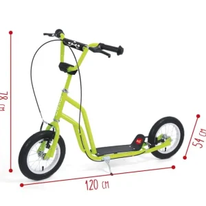 SUN and SPORT Trottinettes<Trottinette Sportive 12 Pouces Avec 2 Freins - Vert