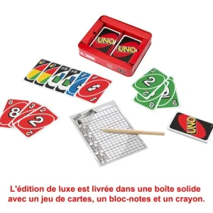 Mattel Games Jeux De Cartes<Uno Deluxe
